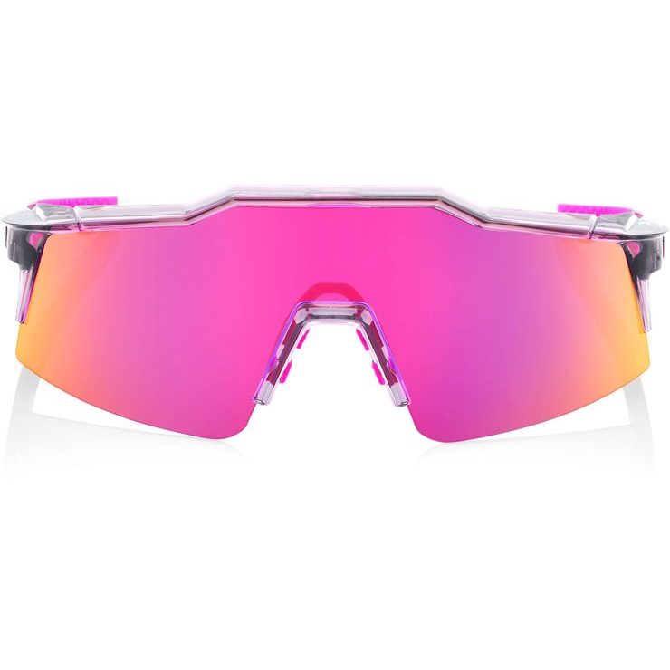 100% SPEEDCRAFT SL - Polished Translucent Grey - Purple Multilayer Mirror Lens