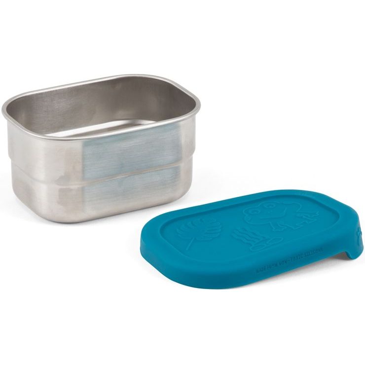 AFFENZAHN Stainless Steel Lunchbox Set Owl, petrol