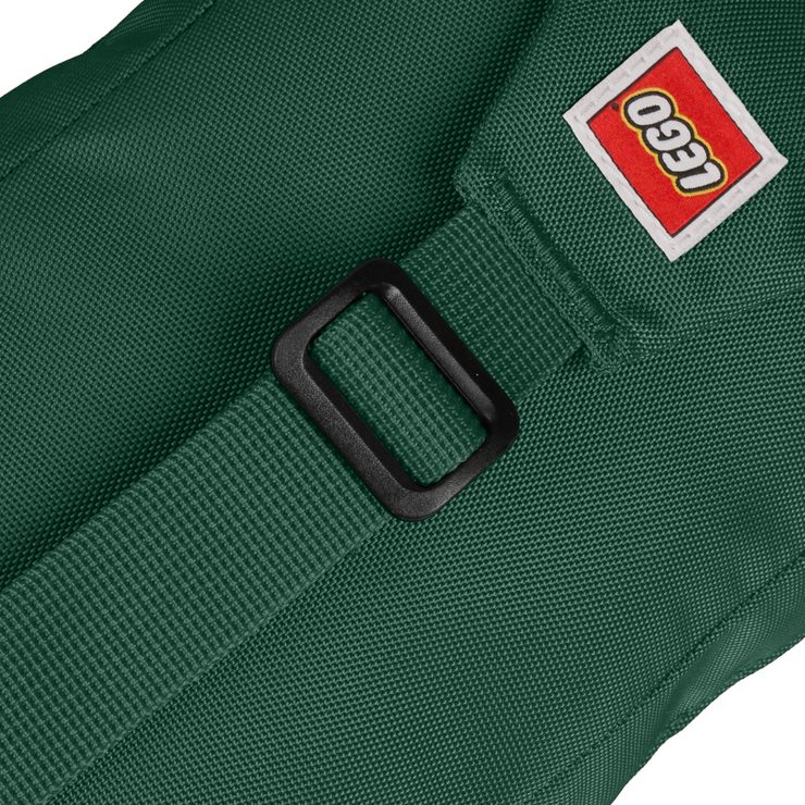 LEGO BAGS Brick 1x2 Sling Bag 2,5 - tmavě zelený