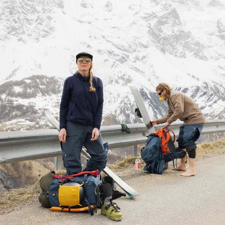 FJÄLLRÄVEN Bergtagen GTX Pro Trousers W Mountain Blue