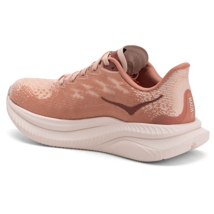 HOKA MACH 6 W ROSE LATTE/BLUSH