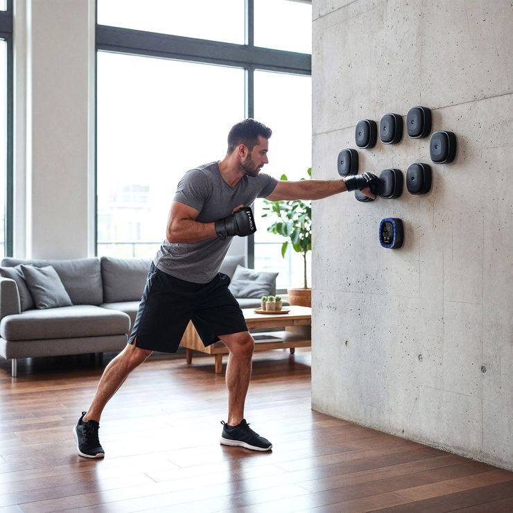 HMS TB05 s LED, Bluetooth a rukavicemi (Music Boxing Machine)