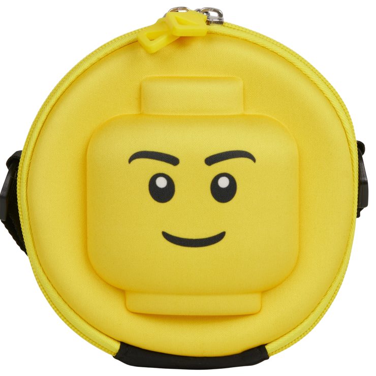 LEGO BAGS minifigures Heads - kulatá 3D crossbody taška