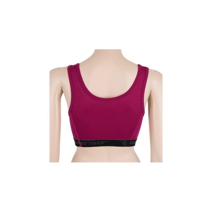 SENSOR MERINO ACTIVE dámská podprsenka lilla