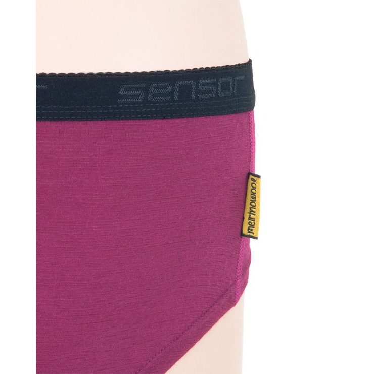SENSOR MERINO ACTIVE dámské kalhotky, lilla