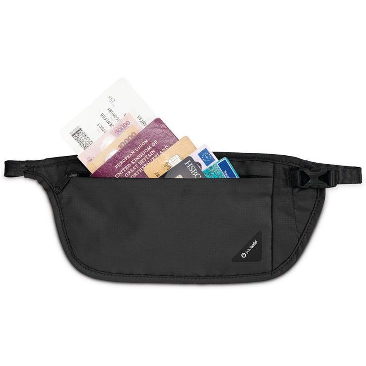 PACSAFE V100 WAIST WALLET grey