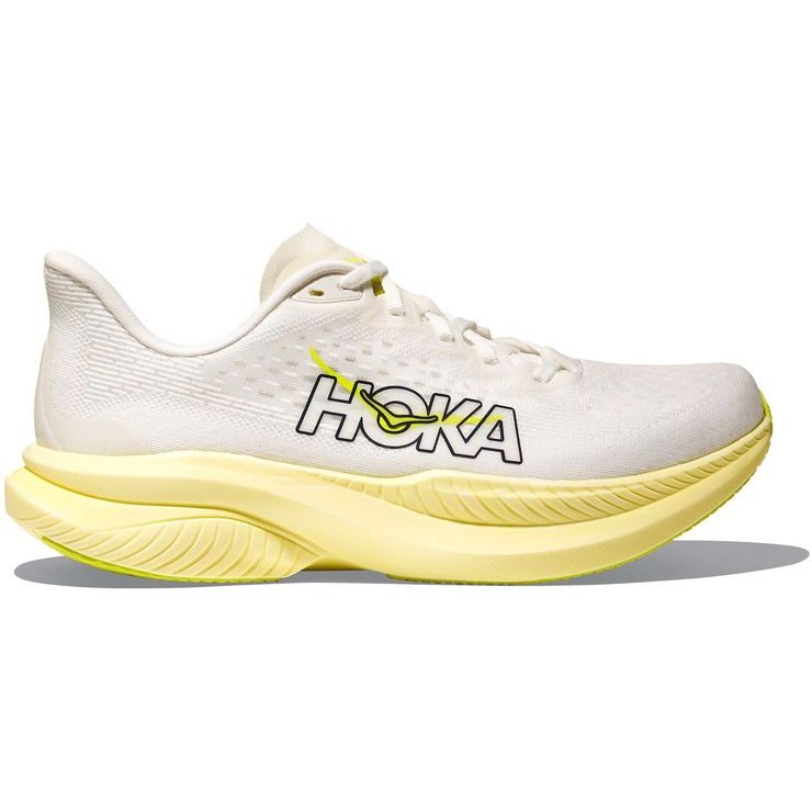 HOKA MACH 6 W WHITE/NEON CITRUS