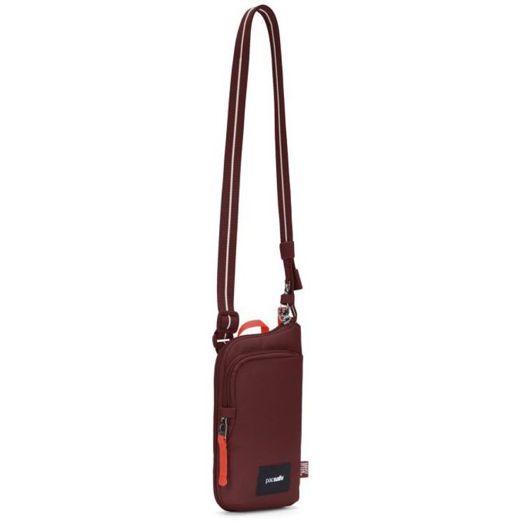 PACSAFE GO TECH CROSS BODY garnet red