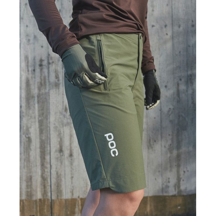 POC W's Essential Enduro Shorts Epidote Green