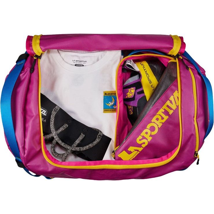 LA SPORTIVA Nomad 40 Duffel Bag Fucsia/Giallo