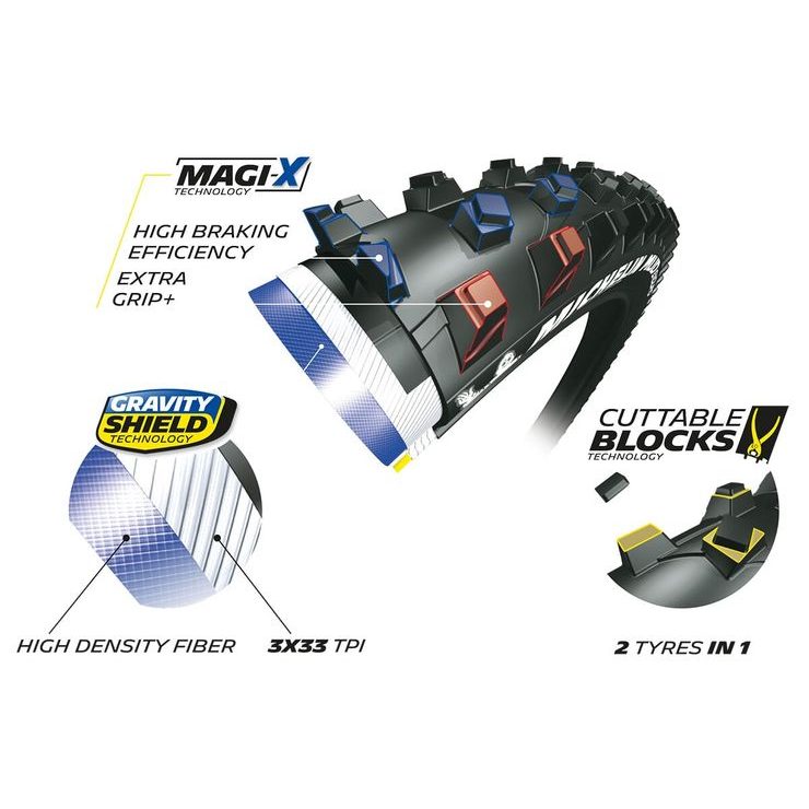 MICHELIN MUD ENDURO MAGIX TS TLR KEVLAR 29X2.25 COMPETITION LINE 214296