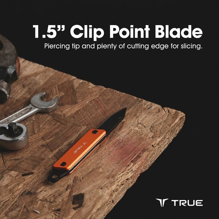 TRUE MODERN KEYCHAIN KNIFE grey
