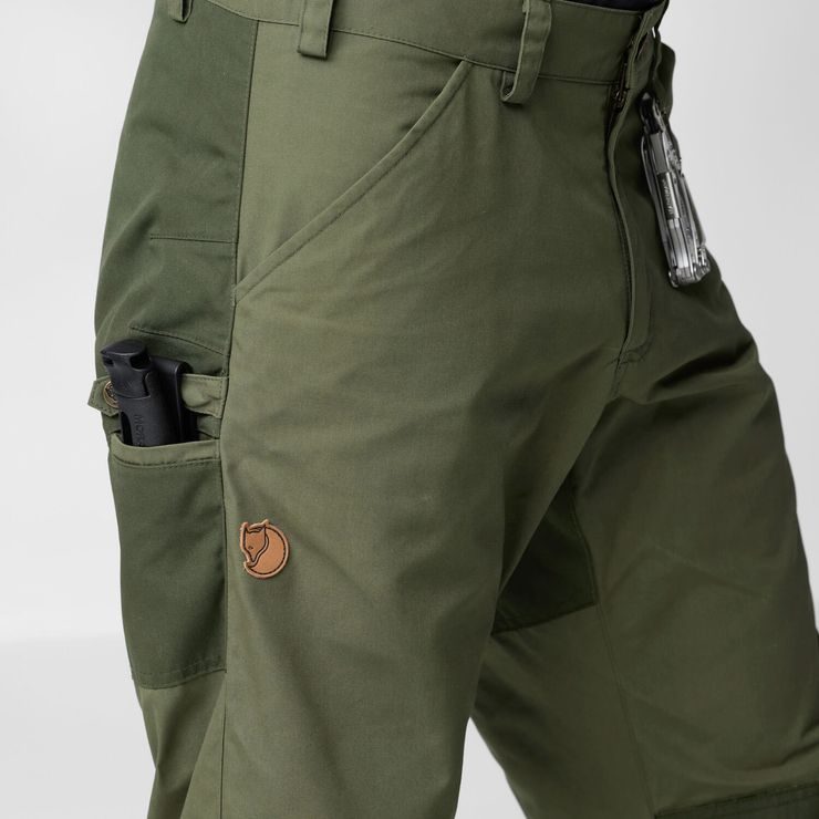 FJÄLLRÄVEN Greenland Trail Trousers M Laurel Green-Deep Forest