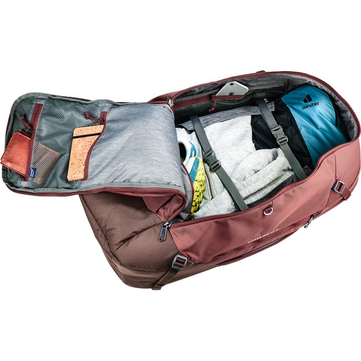 DEUTER Access Pro 60 SL caspia-raisin
