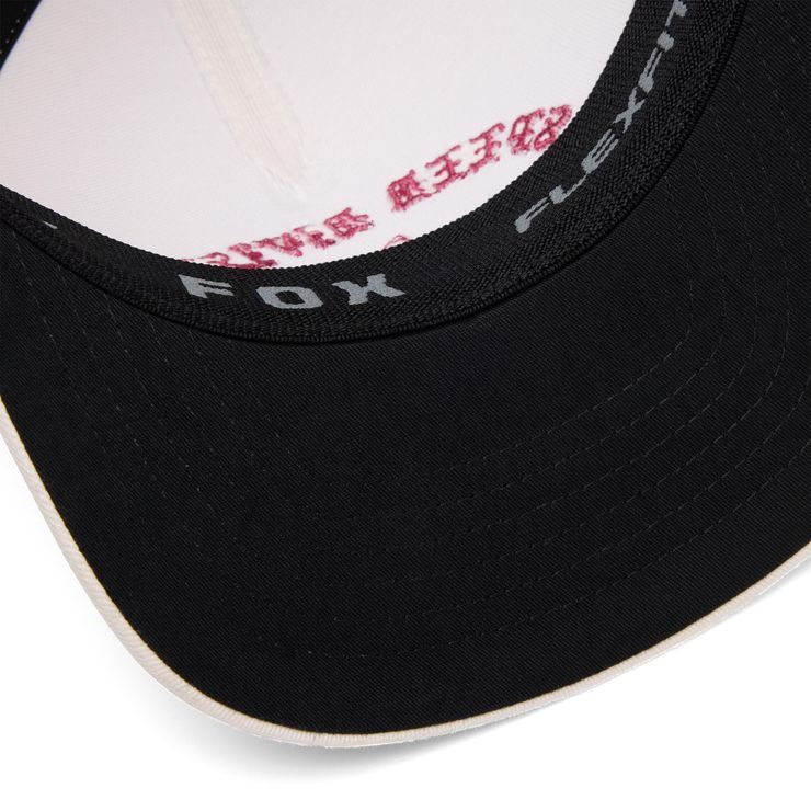 FOX Icon Flexfit Hat Off White