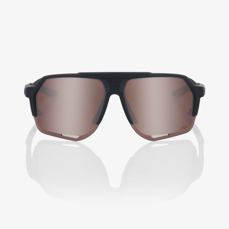 100% NORVIK - Soft Tact Crystal Black - HiPER Crimson Silver Mirror Lens