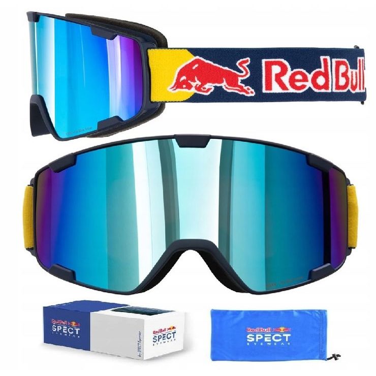 RED BULL SPECT PARK-19BL3, dark blue/ice blue snow - grey with ice blue mirror, cat.S3