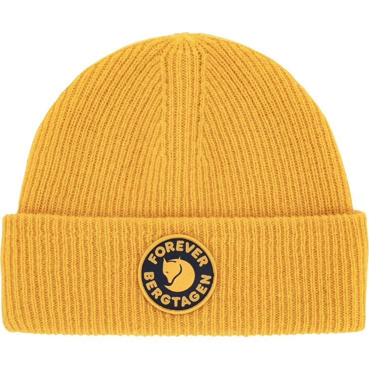 FJÄLLRÄVEN Bergtagen Forever Wool Beanie Mustard Yellow
