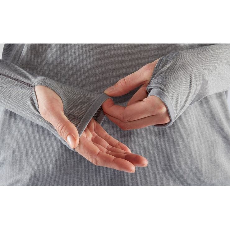 FJÄLLRÄVEN Abisko Sun-hoodie W Shark Grey