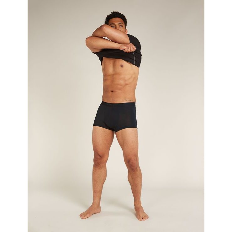 ICEBREAKER M Mer 125 Cool-Lite Anatomica Trunks BLACK