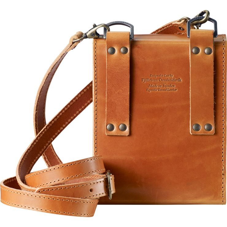 FJÄLLRÄVEN Singi Bino Bag Leather Cognac