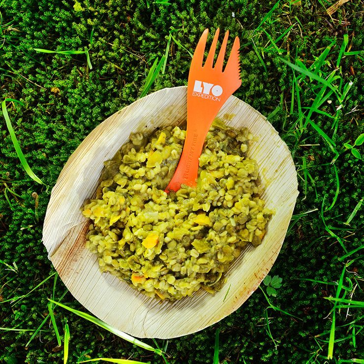 LYOFOOD Kroupové rizoto s čočkou a avokádem velká porce 500g