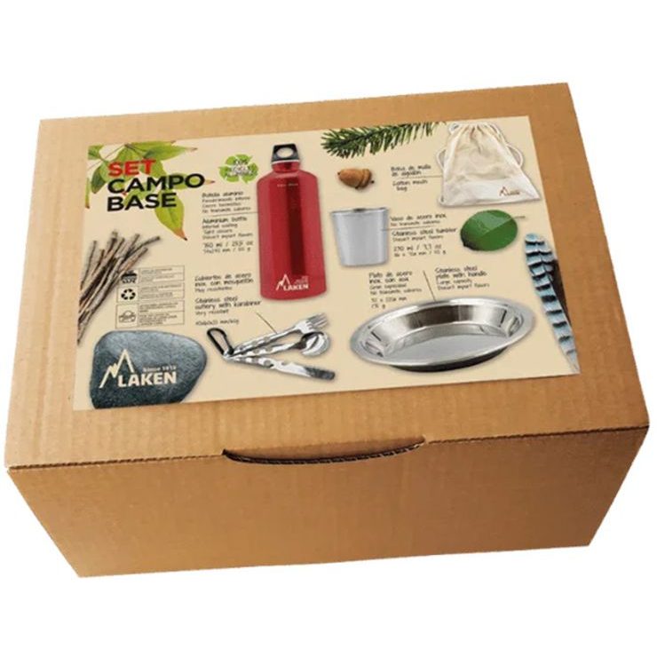 LAKEN Camp Picnic Basket 5v1