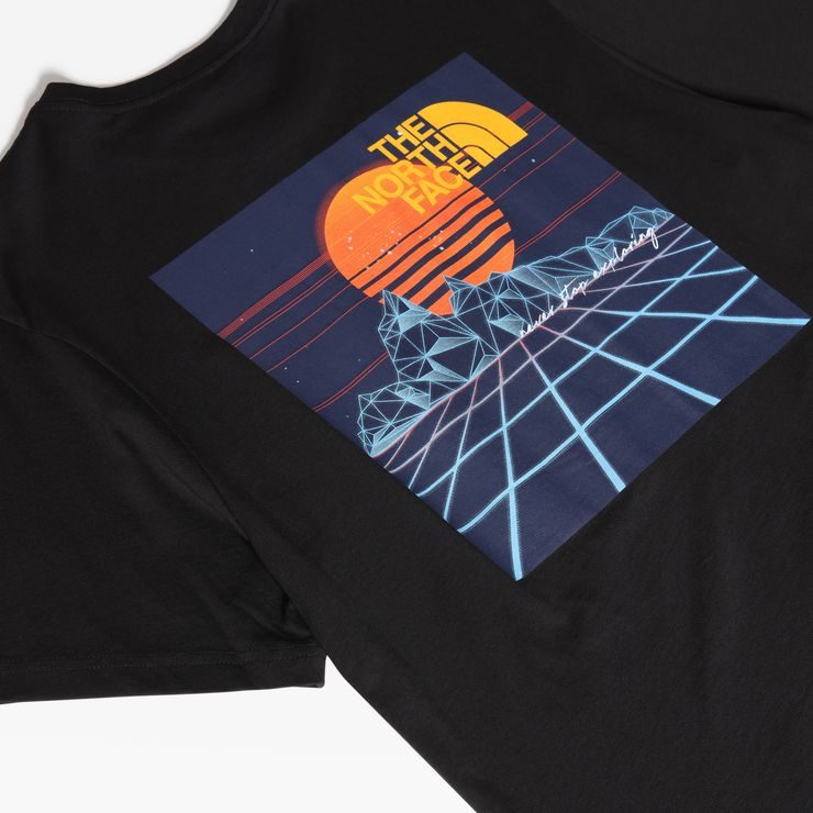 THE NORTH FACE M SS THROWBACK TEE, SUMMIT GOLD