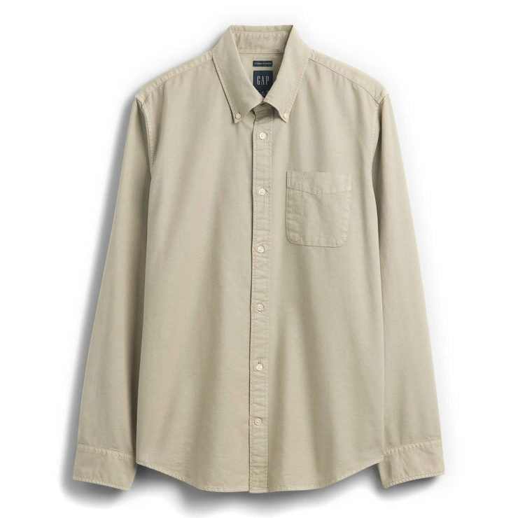 GAP 847912-05 Košile Oxford Shirt Béžová