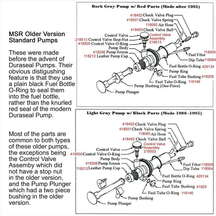MSR PUMP FUEL FILTER
