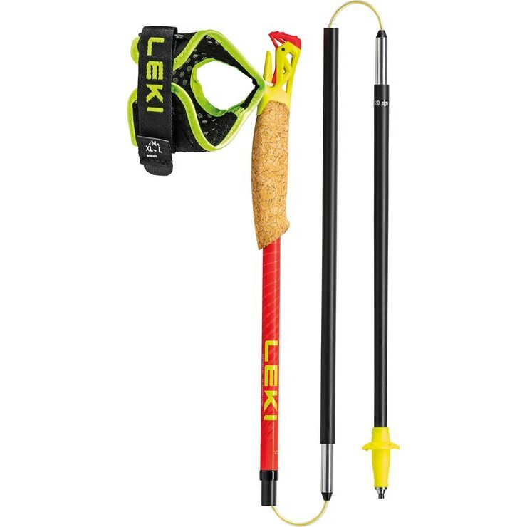 LEKI Ultratrail FX.One Superlite, bright red-neonyellow-naturalcarbon