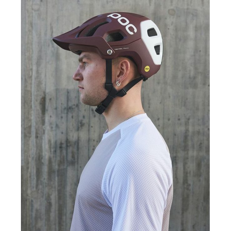 POC Tectal Race MIPS Garnet Red/Hydrogen White Matt