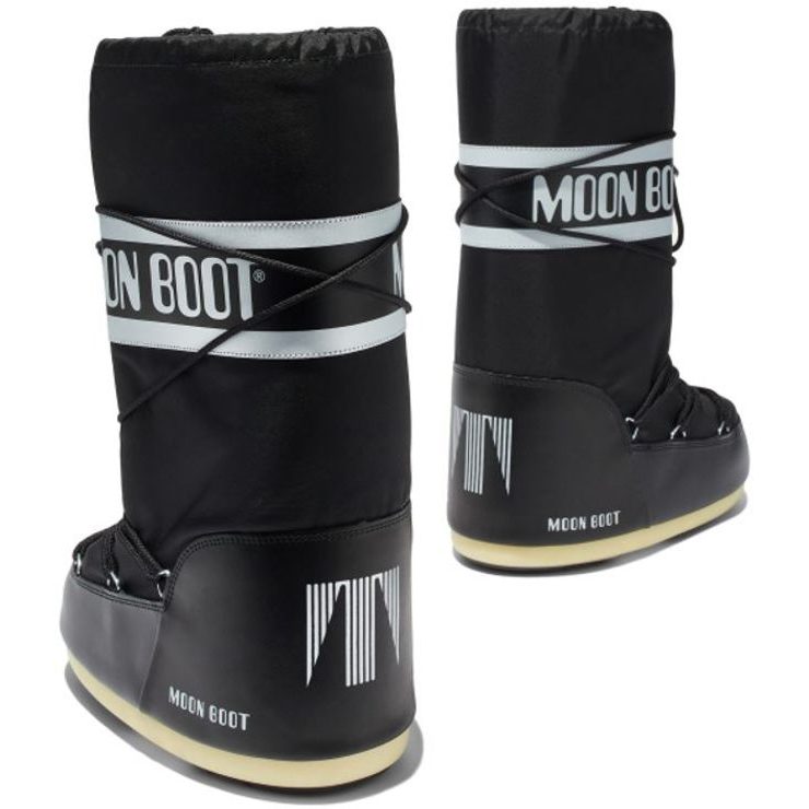 MOON BOOT ICON NYLON-N001 BLACK