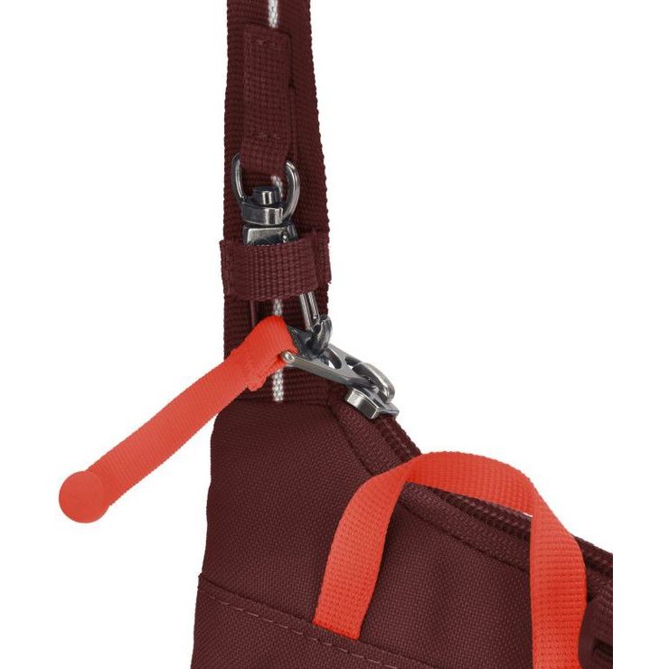 PACSAFE GO TECH CROSS BODY garnet red