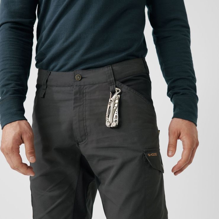 FJÄLLRÄVEN Kaipak Trousers M Dark Grey-Black