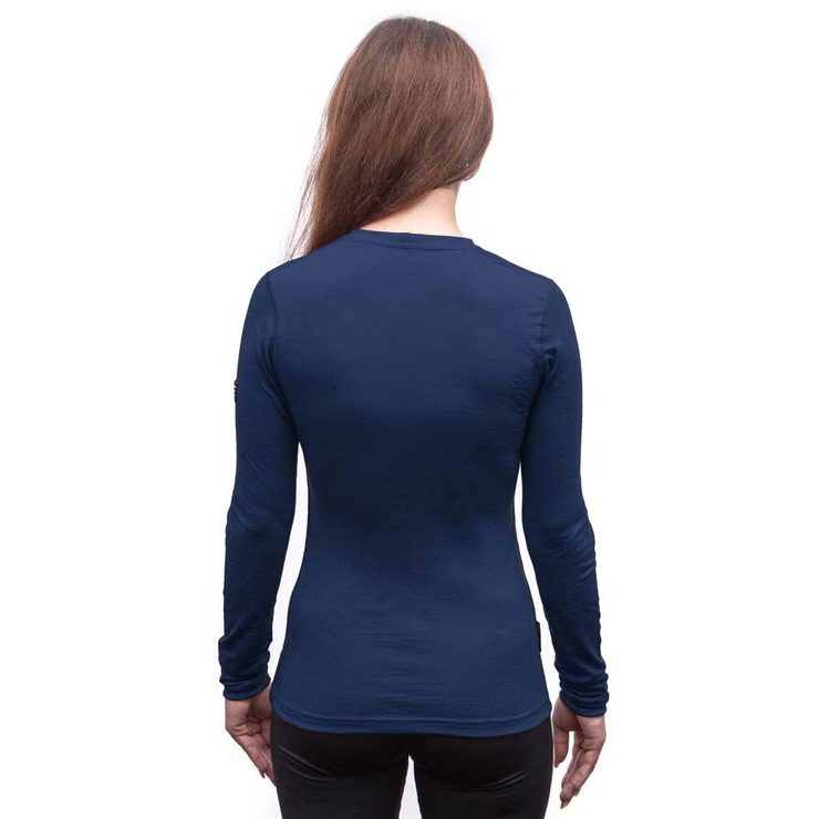 SENSOR MERINO ACTIVE dámské triko dl.rukáv, deep blue