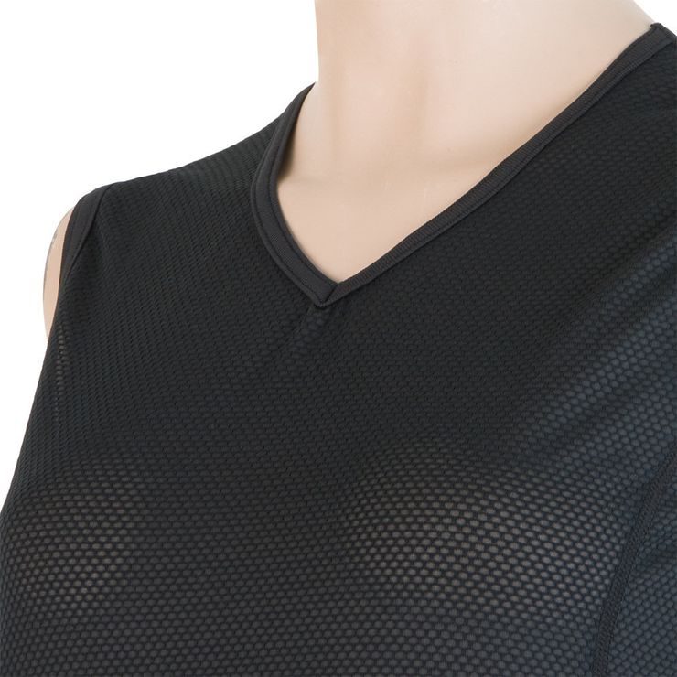 SENSOR COOLMAX AIR women's sleeveless shirt black