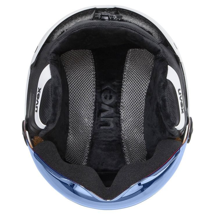 UVEX ROCKET JR VISOR, WHITE-BLACK MAT