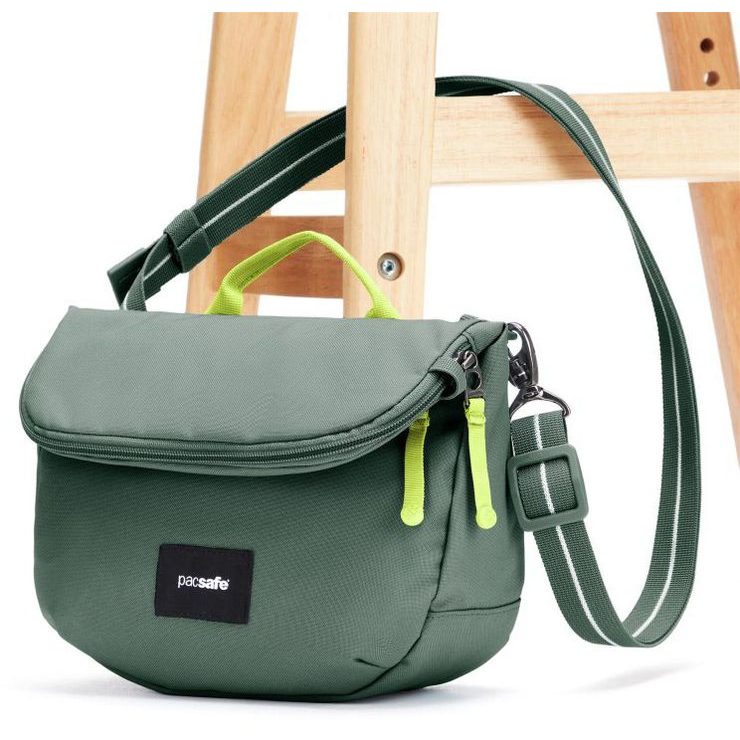 PACSAFE GO SADDLE CROSSBODY 5 spruce green