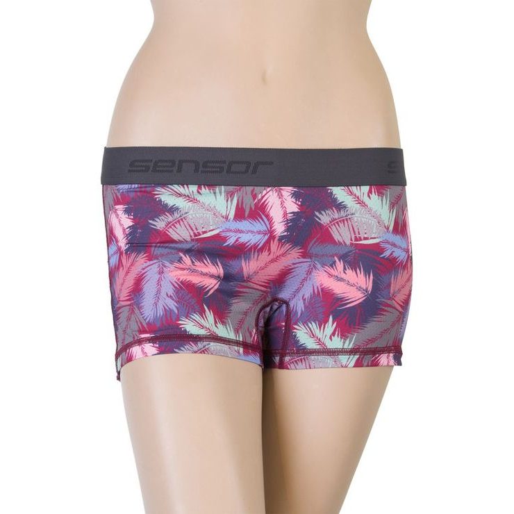 SENSOR COOLMAX IMPRESS ladies panties with leg lilla/feather