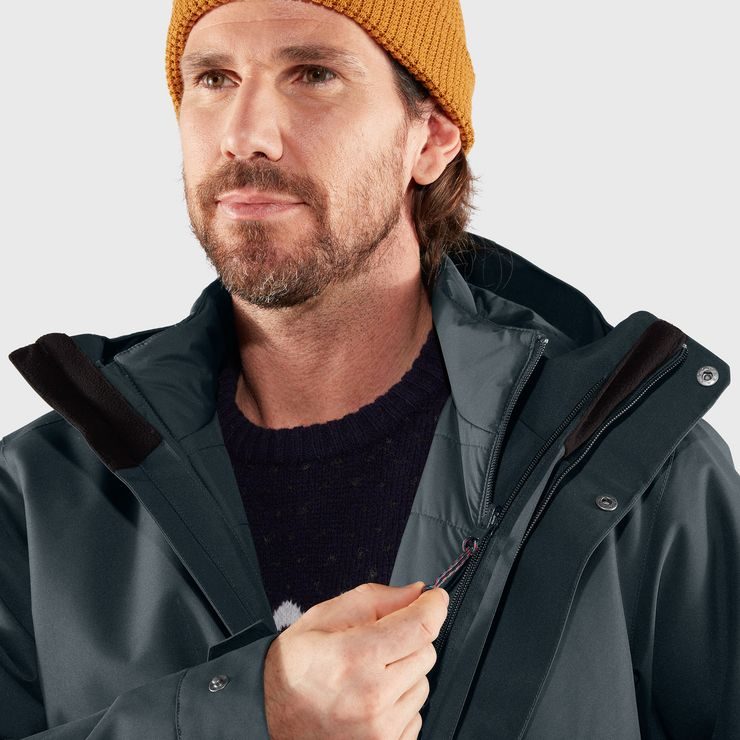 FJÄLLRÄVEN Visby 3 in 1 Jacket M Dark Navy