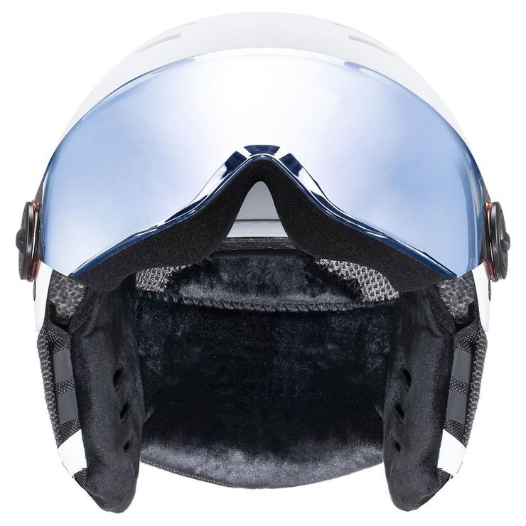 UVEX ROCKET JR VISOR, WHITE-BLACK MAT