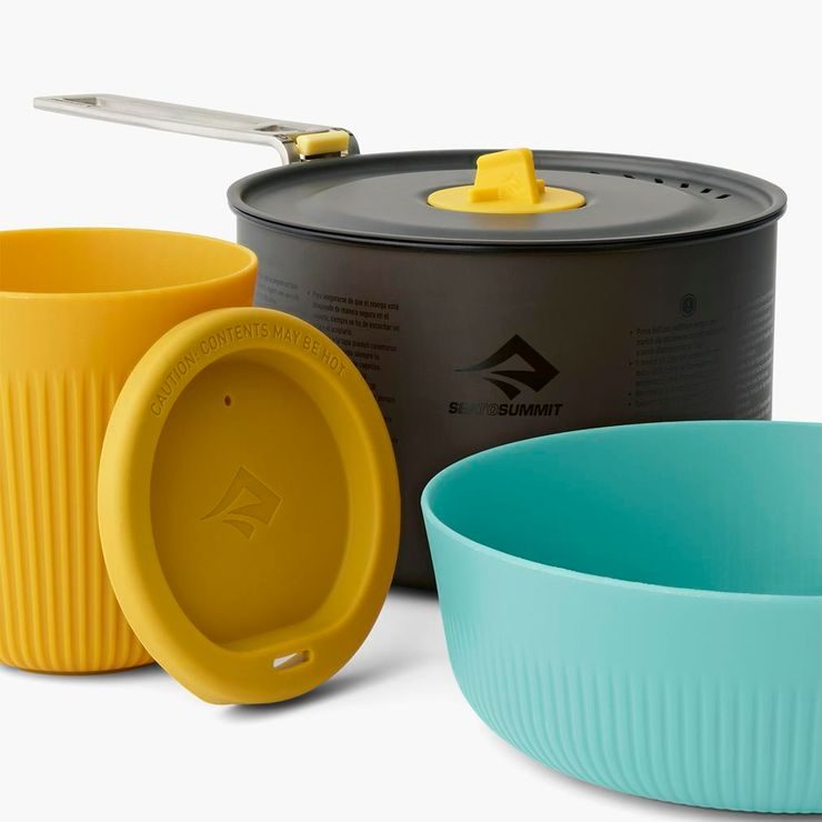 SEA TO SUMMIT Frontier UL One Pot Cook Set - [1P] [3 Piece] 1.3L Pot w/ S Bowl and Cup