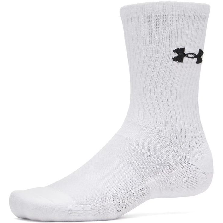 UNDER ARMOUR Performance Cotton 3p Crw-WHT