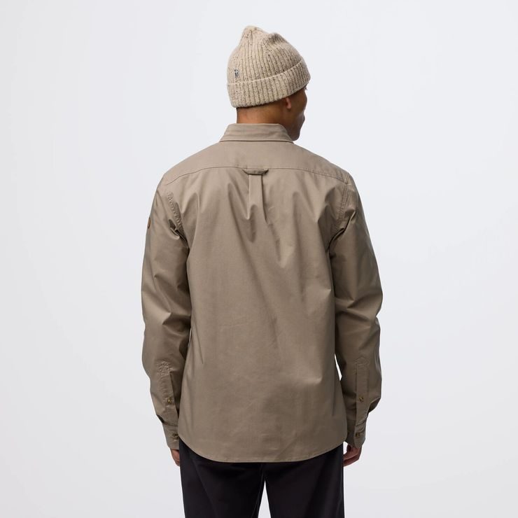 FJÄLLRÄVEN Övik G-1000 Shirt LS M Suede Brown