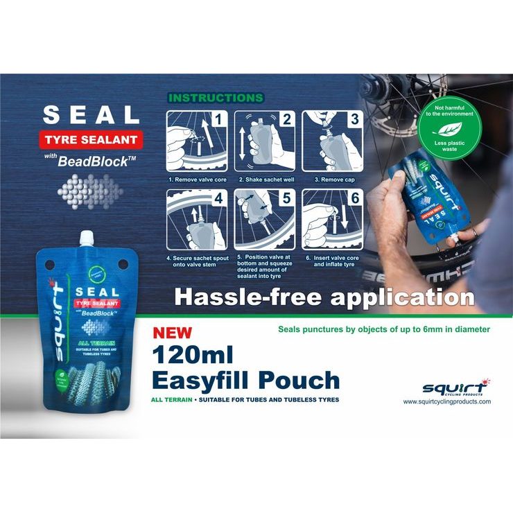 SQUIRT Tmel seal 120ml - BOX 12ks