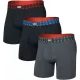 SAXX MULTI-SPORT MESH BOXER BRIEF FLY 3PK Red/Mint/Blue Jagged Waistband