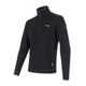 SENSOR MERINO UPPER men's sweatshirt short zip black