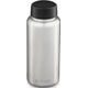 KLEAN KANTEEN Wide w/Wide Loop Cap - brushed stainless 1182 ml