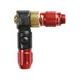 LEZYNE ABS-1 PRO HP CHUCK BRAIDED RED/HI GLOSS